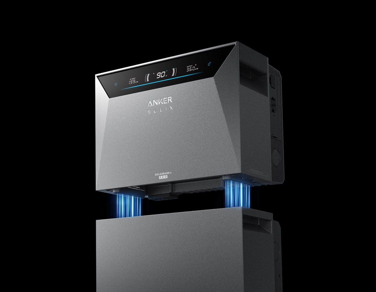 Anker SOLIX Solarbank 4 E5000 Pro + 1 × BP5000 + Smart Meter Gen 2 + 12 × SAKETE SKT500M12-108D4 500W