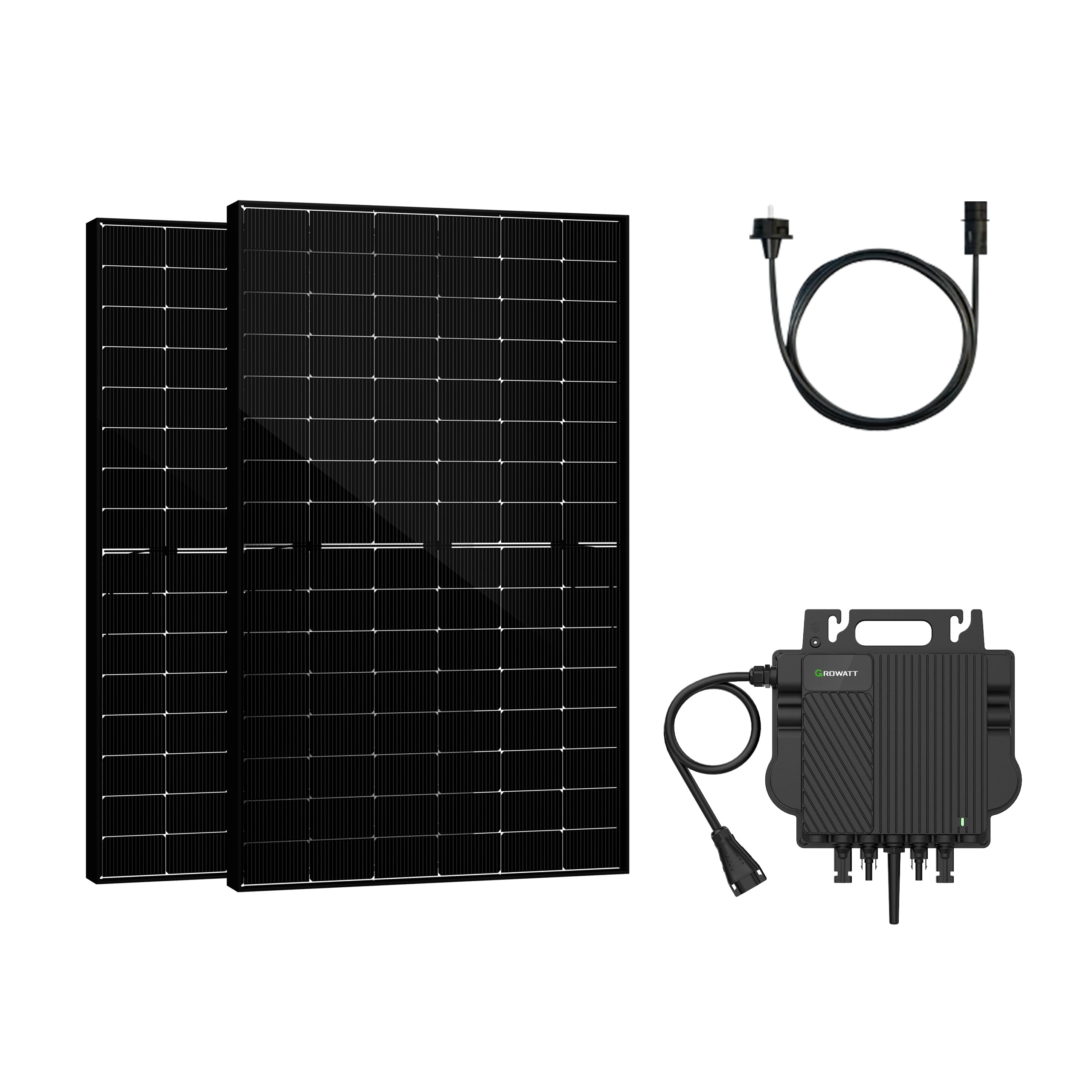 Balkonkraftwerk mit Speicher 1000W - Growatt NOAH 2000 with NEO 800M-X