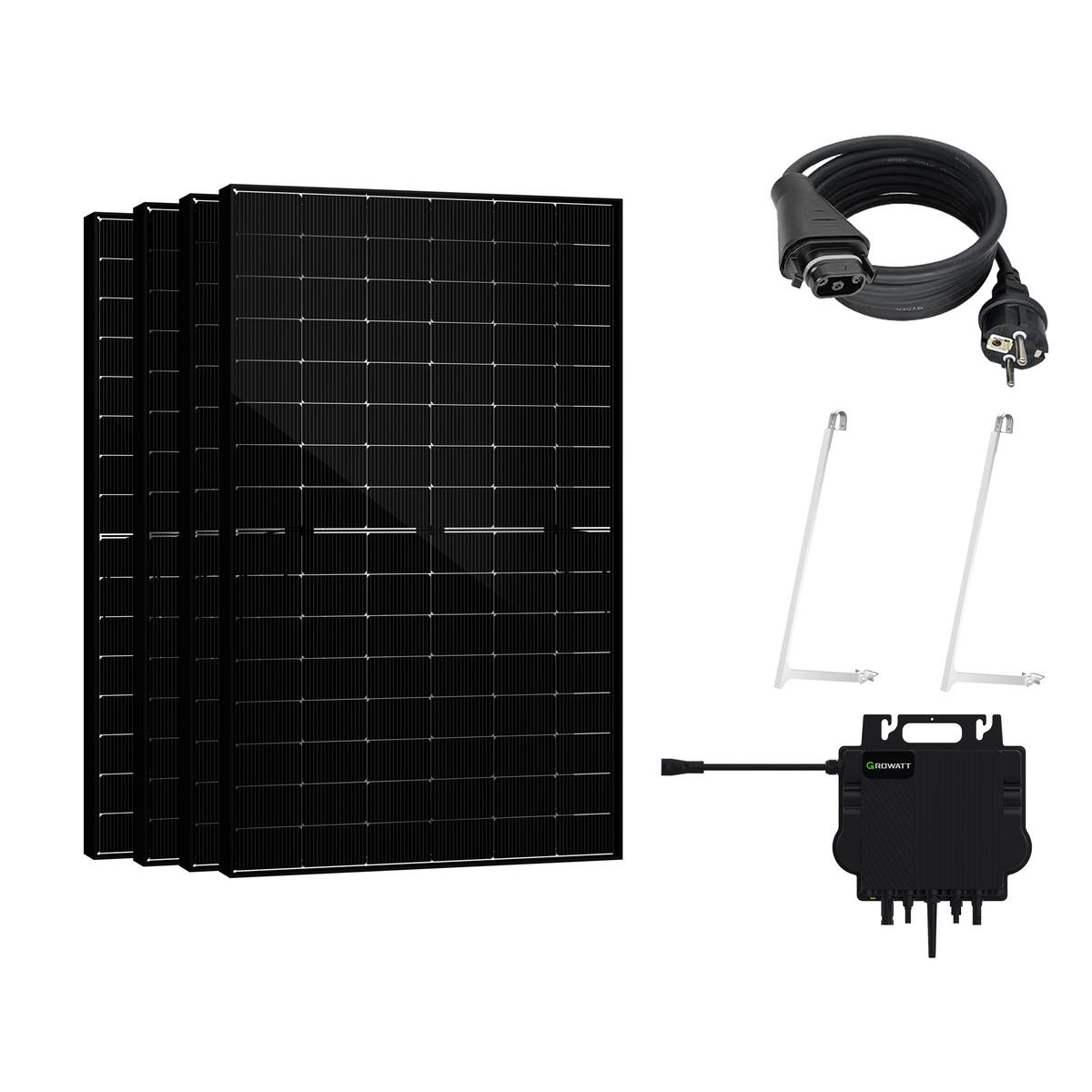 Balkonkraftwerk mit Speicher 1800W+360W - Growatt NOAH 2000 with NEO 800M-X