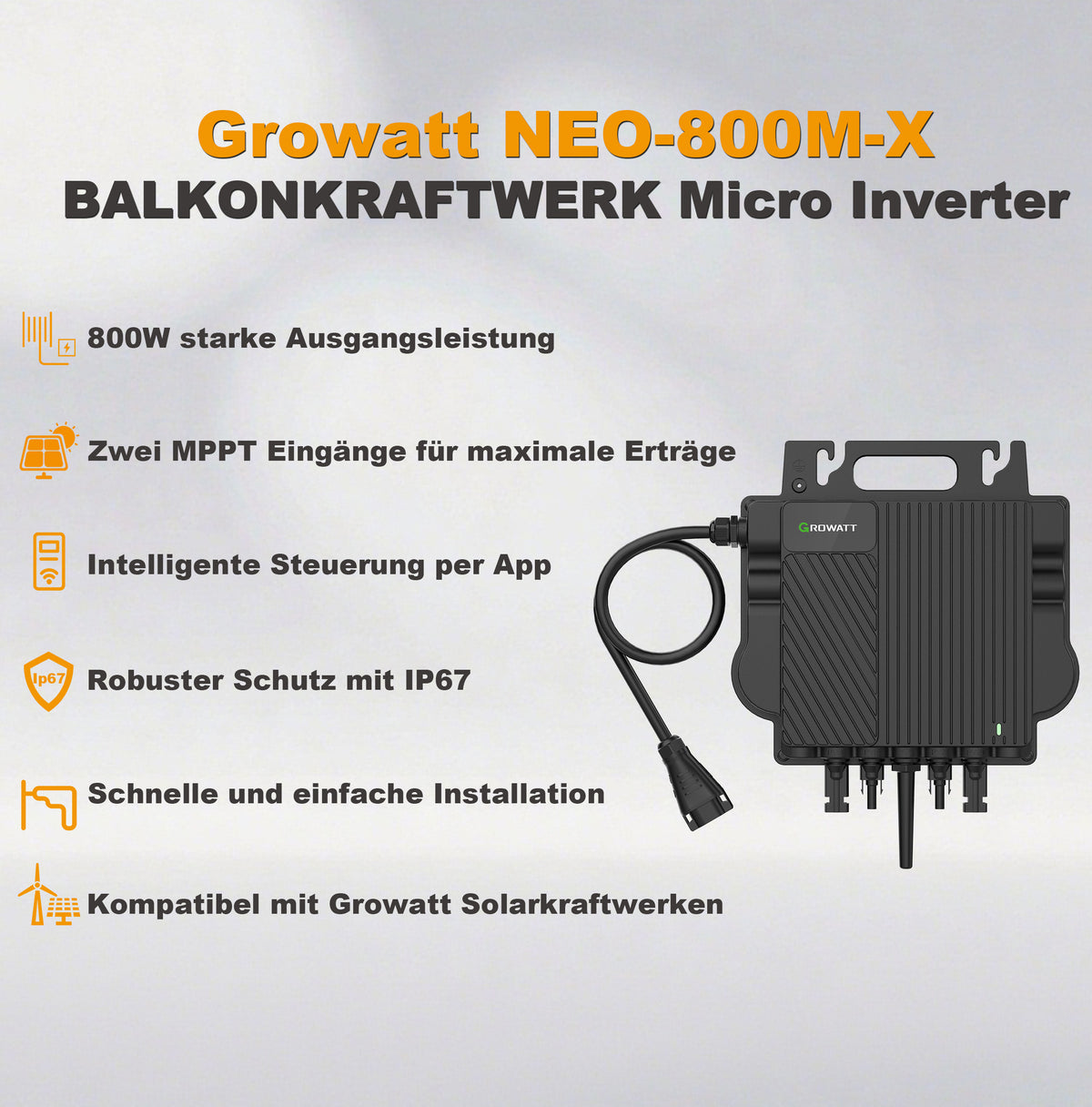 Growatt NEO 800M-X