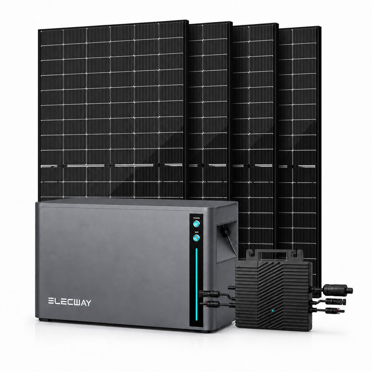 Balkonkraftwerk 2000W mit Speicher – 4x 500W Solarmodule, 800W Wechselrichter: die maximal erlaubte Größe 2026