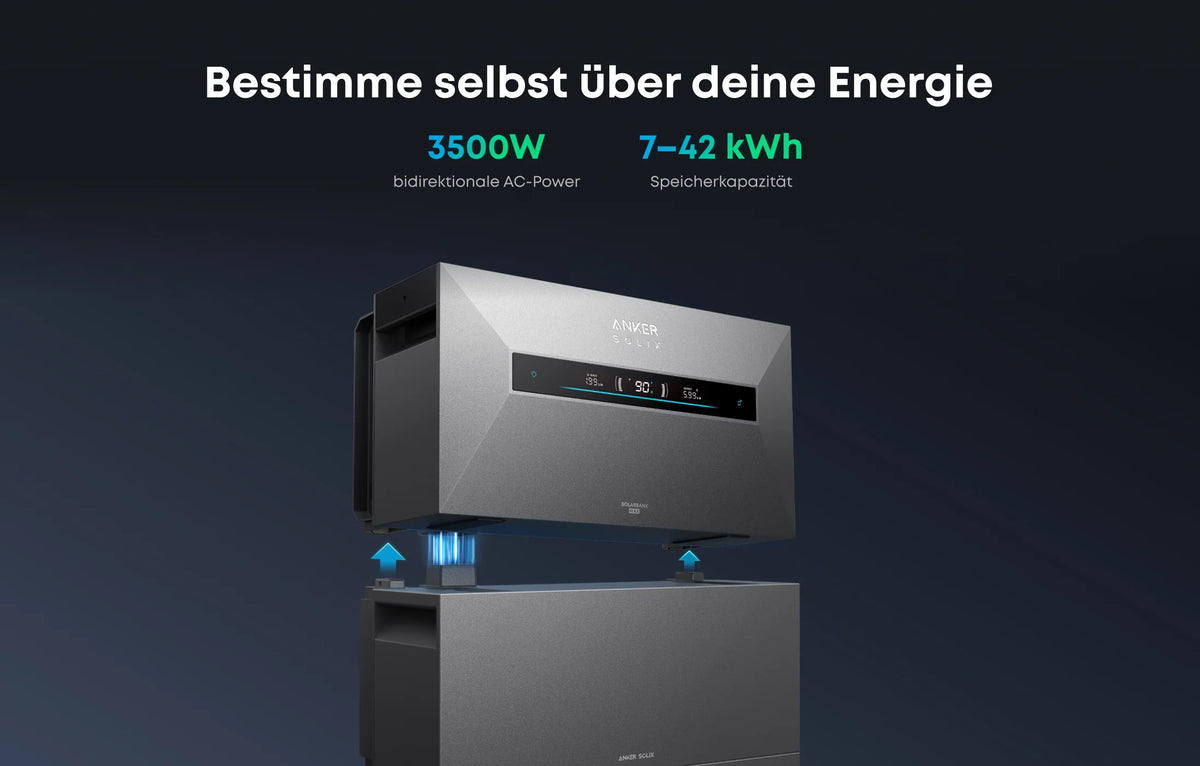 Anker SOLIX Solarbank Max AC - BP7000 Erweiterungsakku - Smart Meter Gen 2