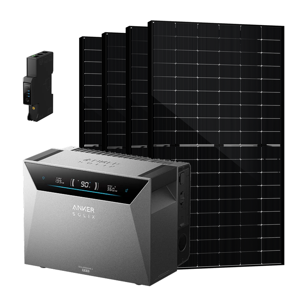 Anker SOLIX Solarbank 4 E5000 Pro - Smart Meter Gen 2 - 4× SKT500M12-108D4