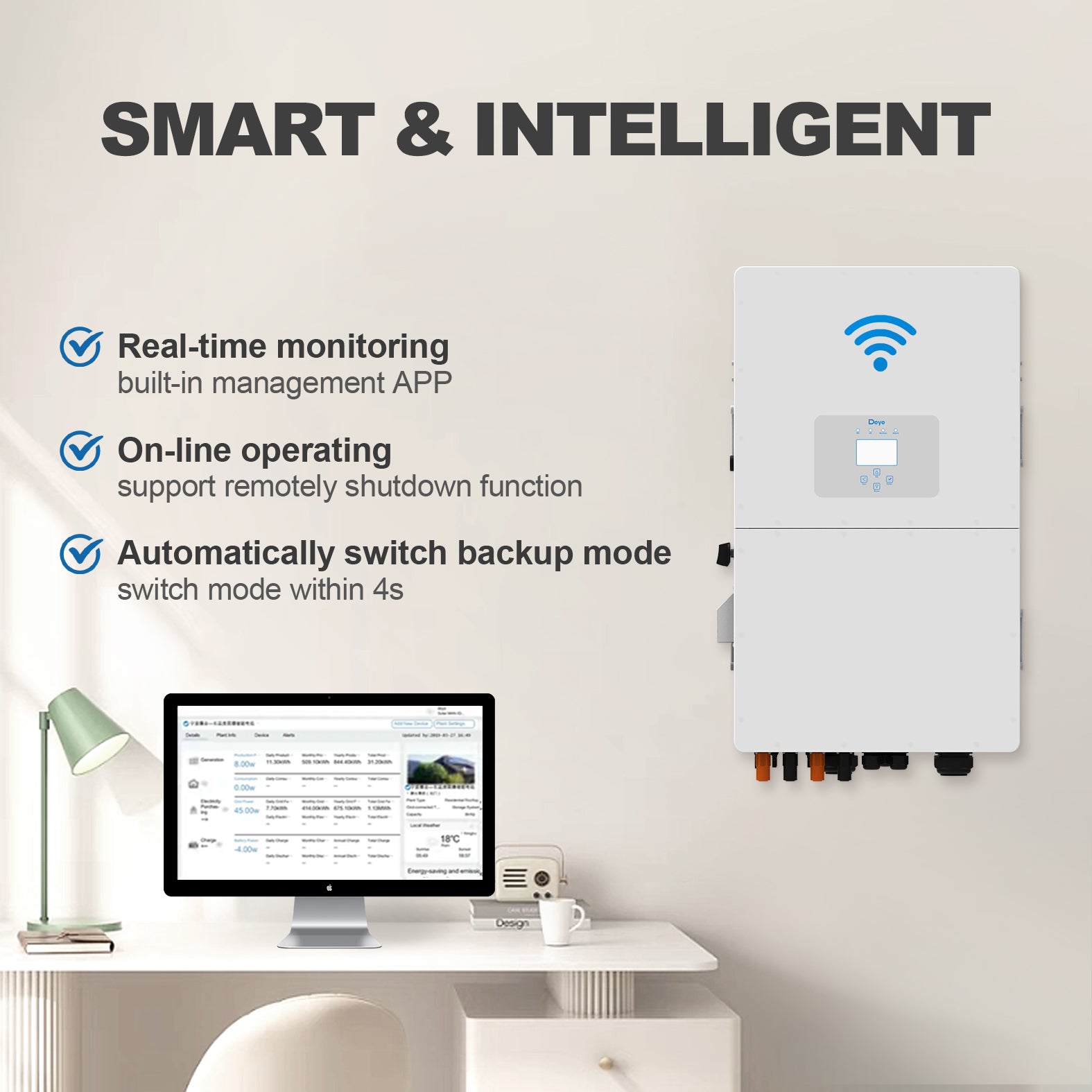 Deye Hybrid-Wechselrichter SUN-50K-SG01HP3-EU-BM4 50kW