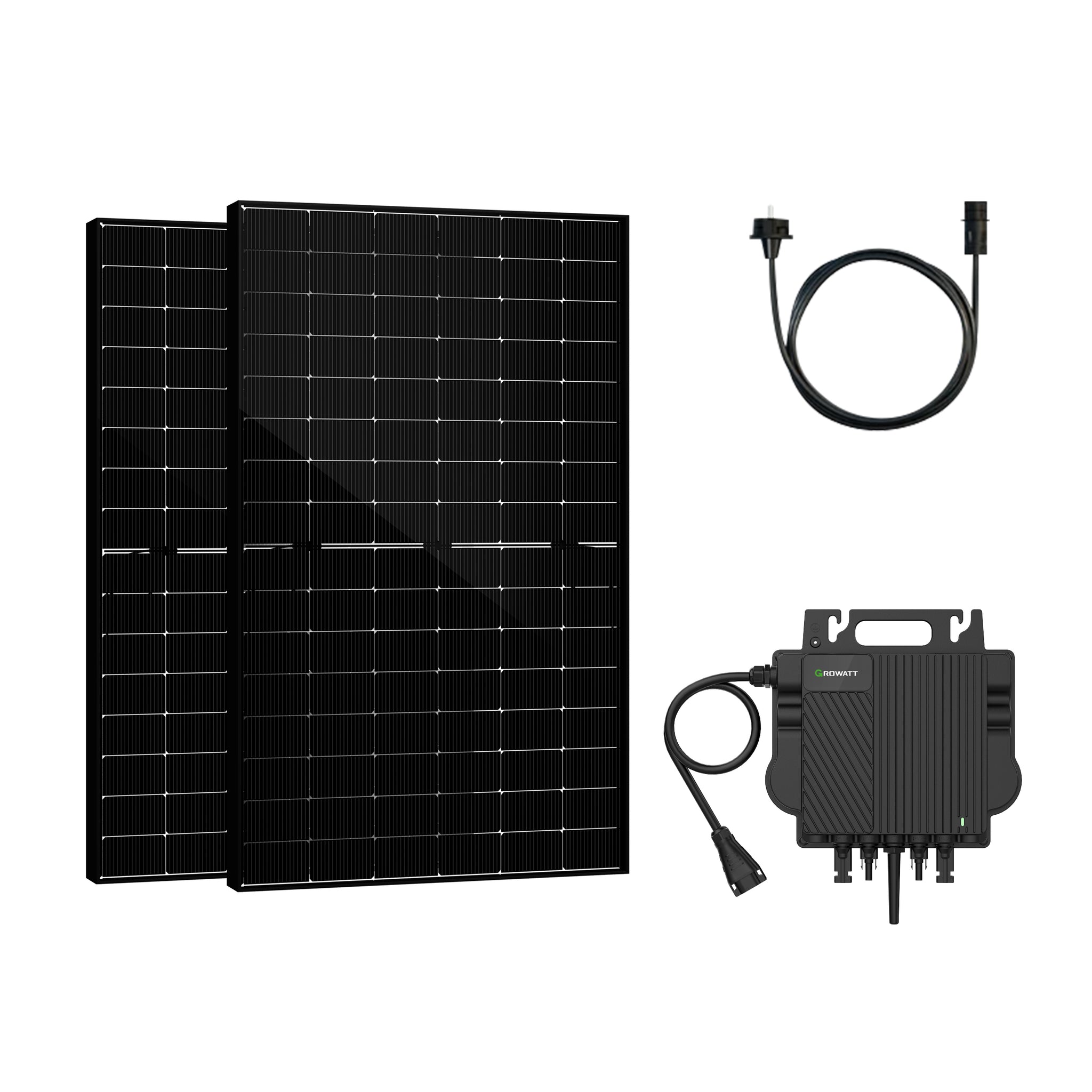 Balkonkraftwerk mit Speicher 1000W - Growatt NOAH 2000 with NEO 800M-X