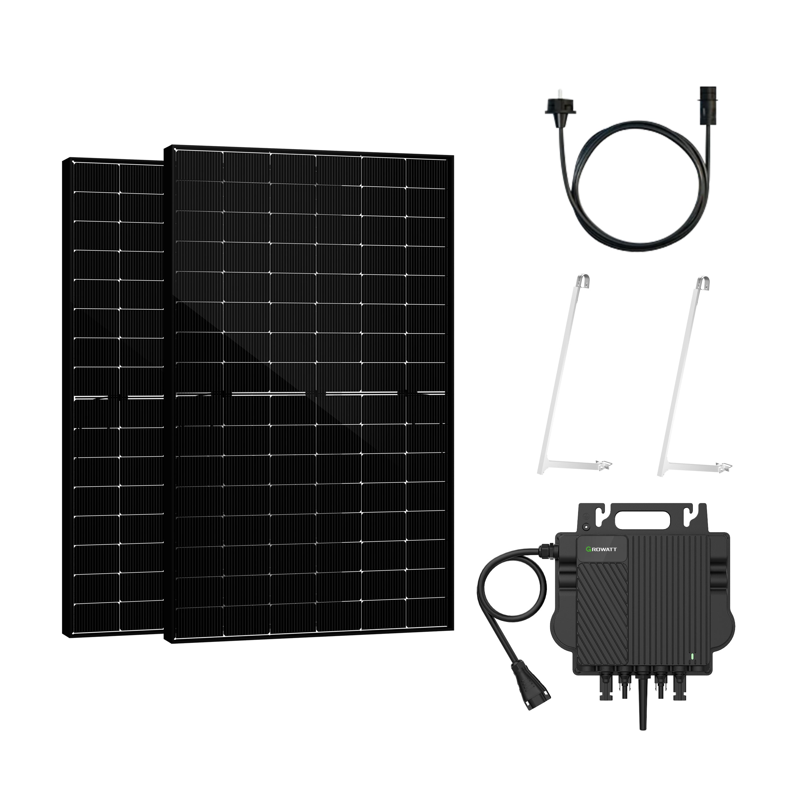 Balkonkraftwerk mit Speicher 1000W - Growatt NOAH 2000 with NEO 800M-X