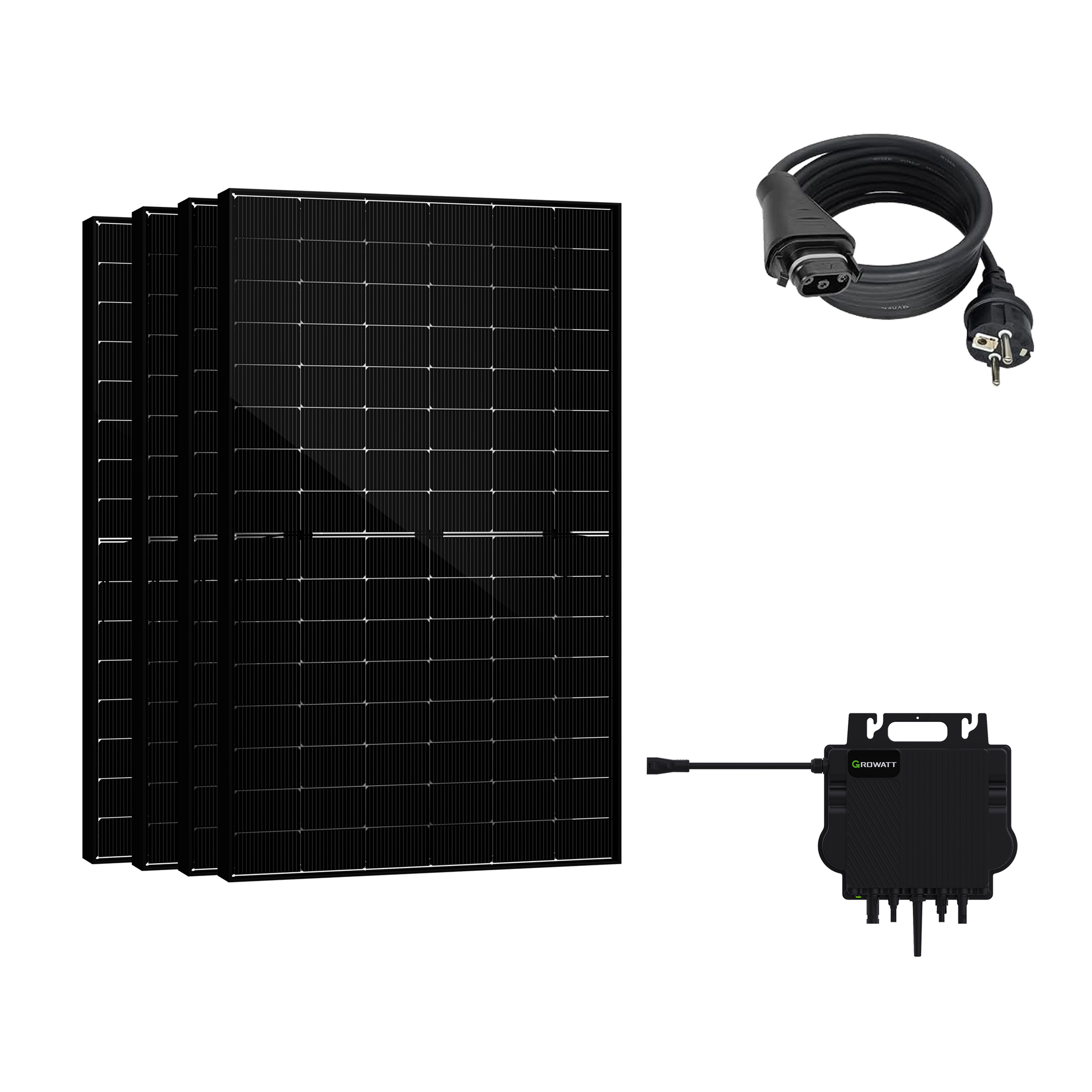 Balkonkraftwerk mit Speicher 2000W+400W - Growatt NOAH 2000 with NEO 800M-X