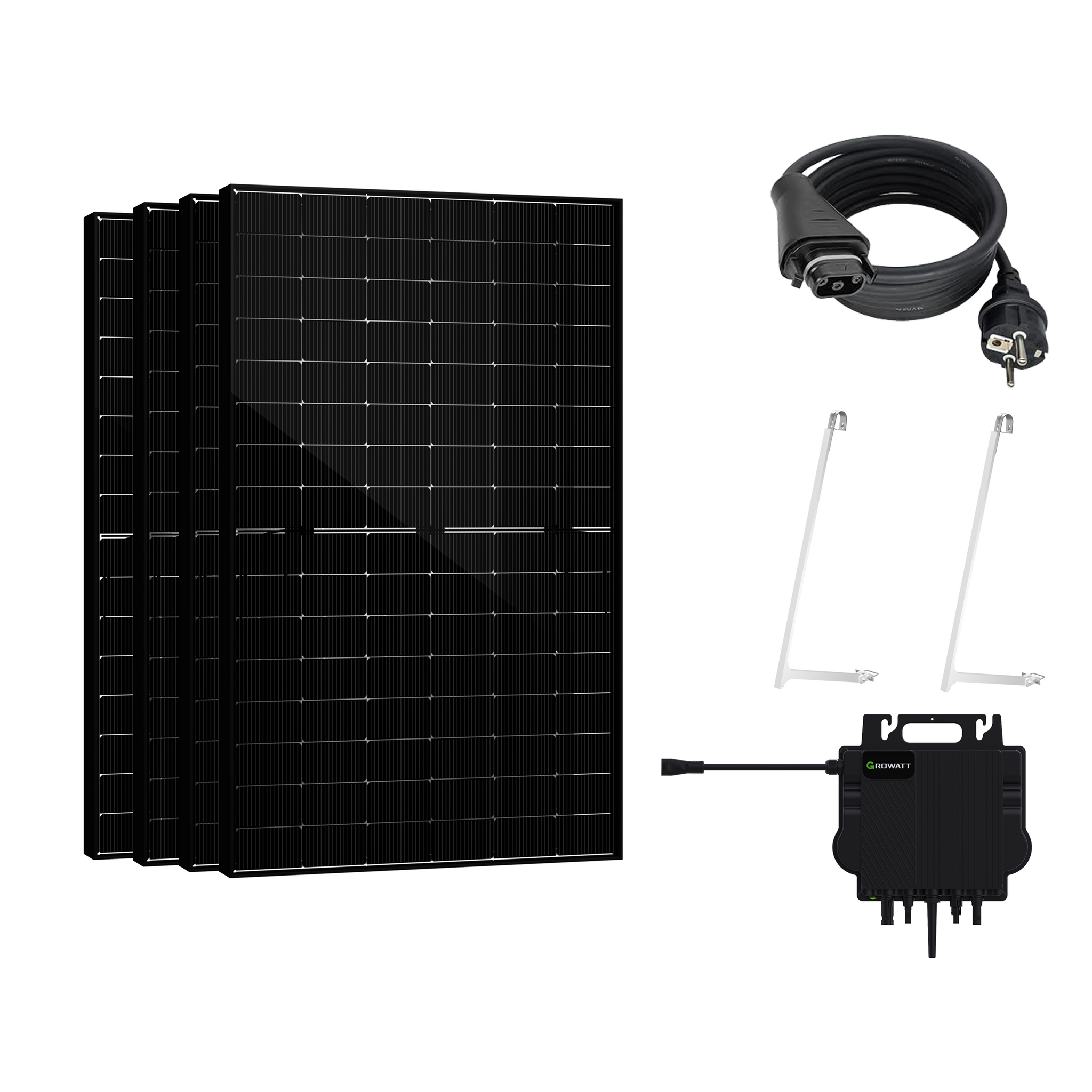 Balkonkraftwerk mit Speicher 1800W+360W - Growatt NOAH 2000 with NEO 800M-X