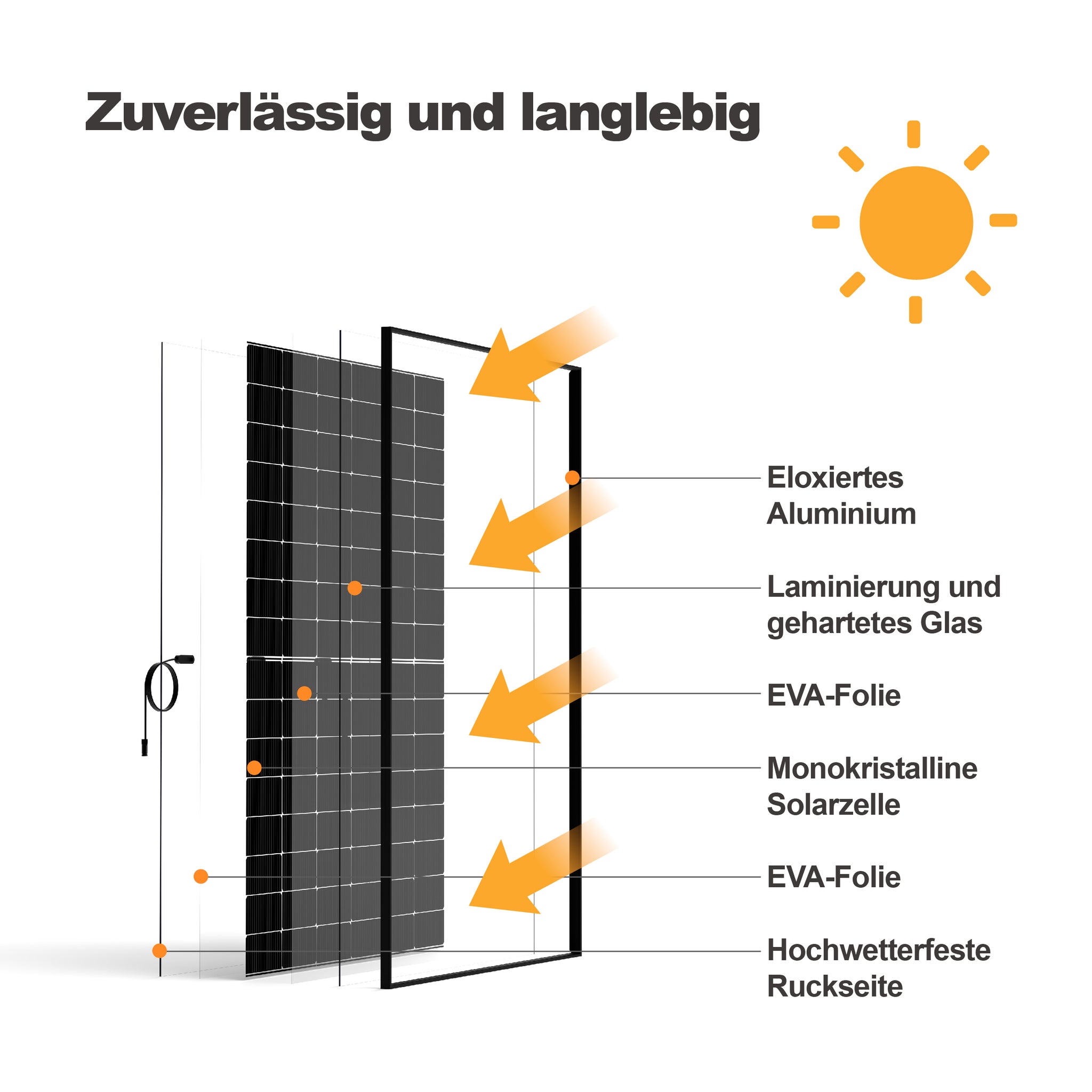 SAKETE 450W Bifaziale Glas-Glas Solarmodule SKT450M12-96D4
