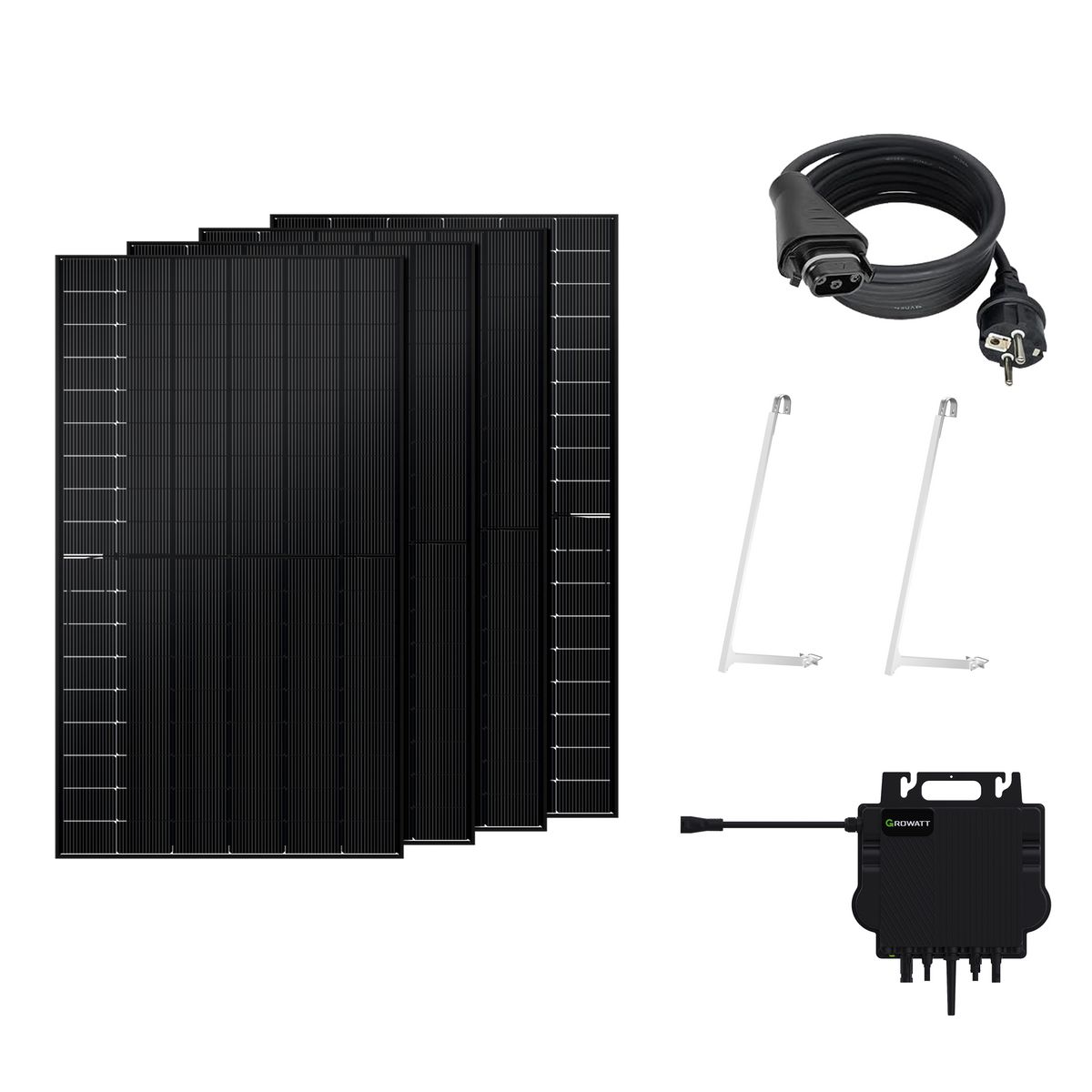 Balkonkraftwerk mit Speicher 2000W - Growatt NOAH 2000 with NEO 800M-X