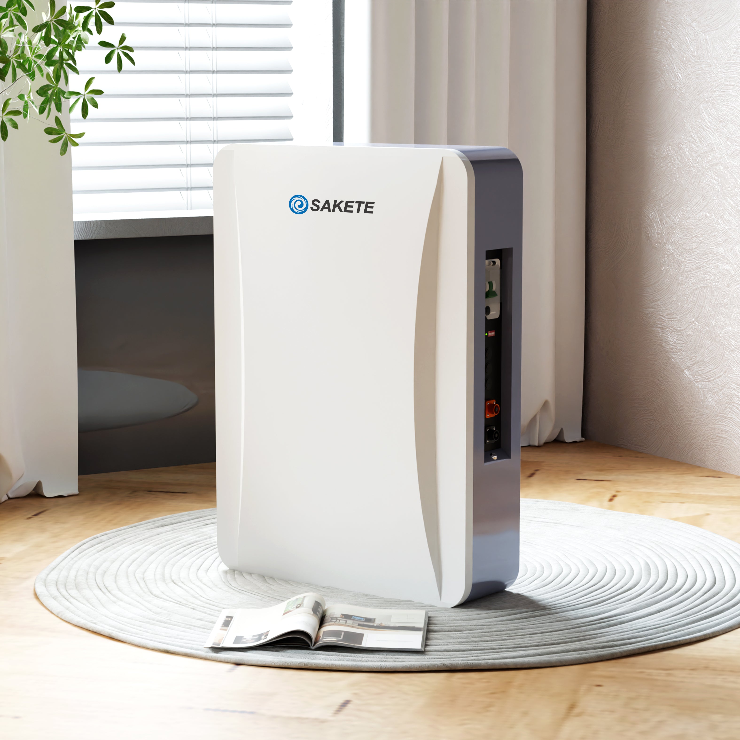 SAKETE Wandspeicher LFP 5-10KWH / LV 51.2V 100/200Ah WIEDERAUFLADBARE LITHIUM-BATTERIE