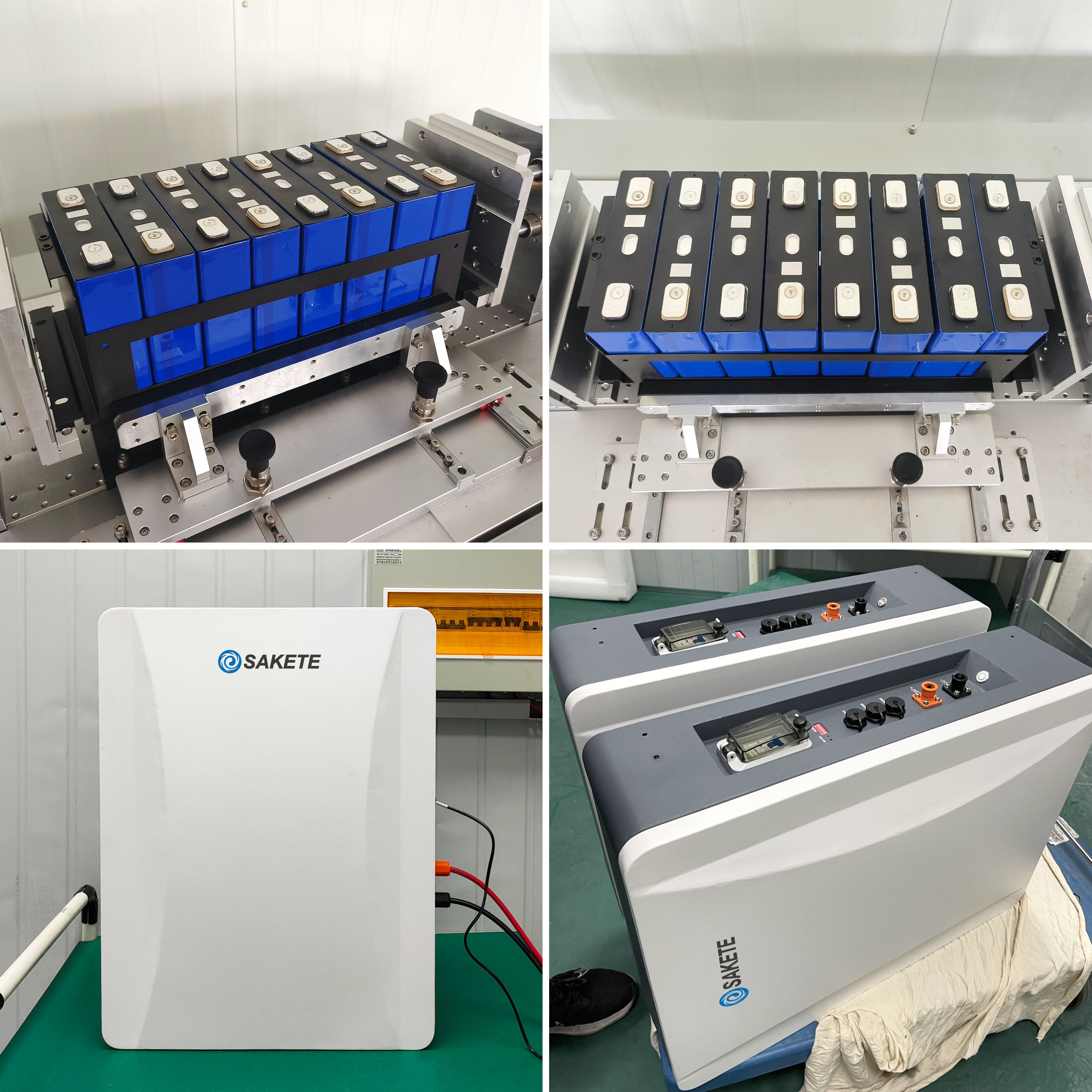 SAKETE Wandspeicher LFP 5-10KWH / LV 51.2V 100/200Ah WIEDERAUFLADBARE LITHIUM-BATTERIE