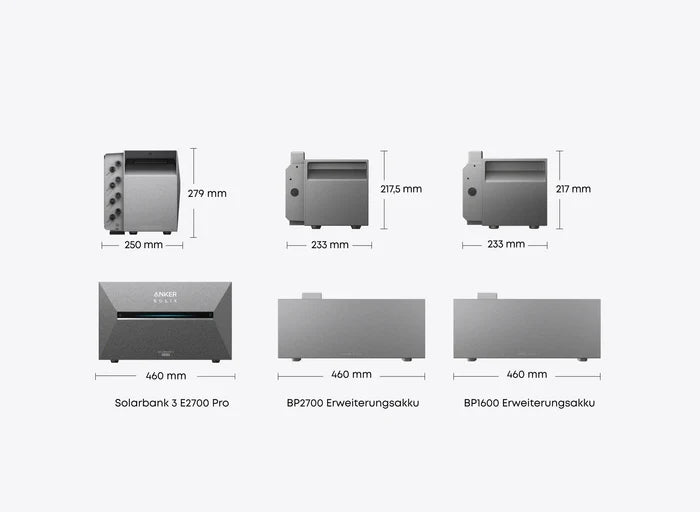 Anker SOLIX Solarbank 3 E2700 Pro + 1 × BP2700 + Smart Meter Gen 2