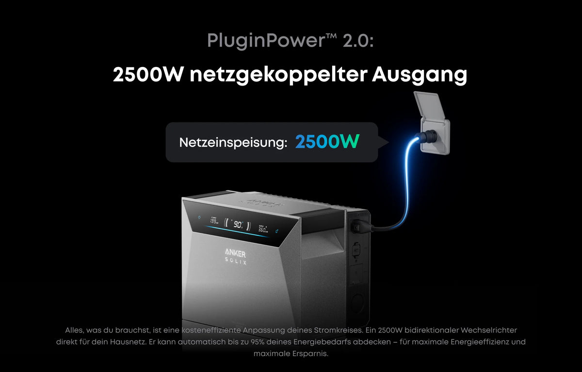 Anker SOLIX Solarbank 4 E5000 Pro - 3x BP5000 Erweiterungsakku