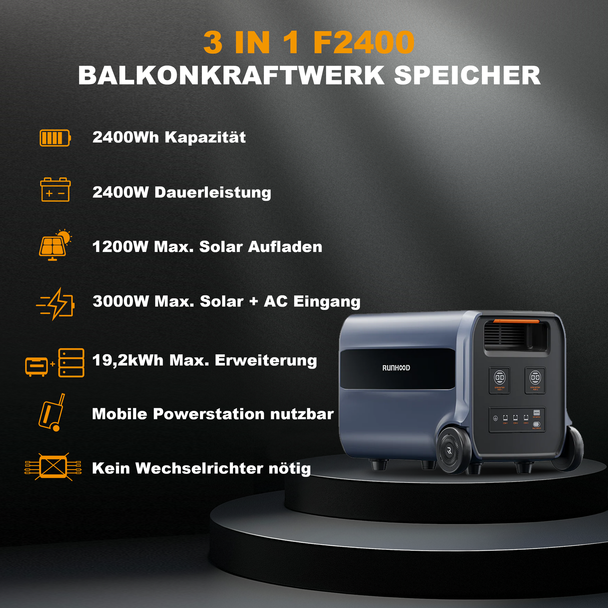 RUNHOOD F2400 (3 IN 1)