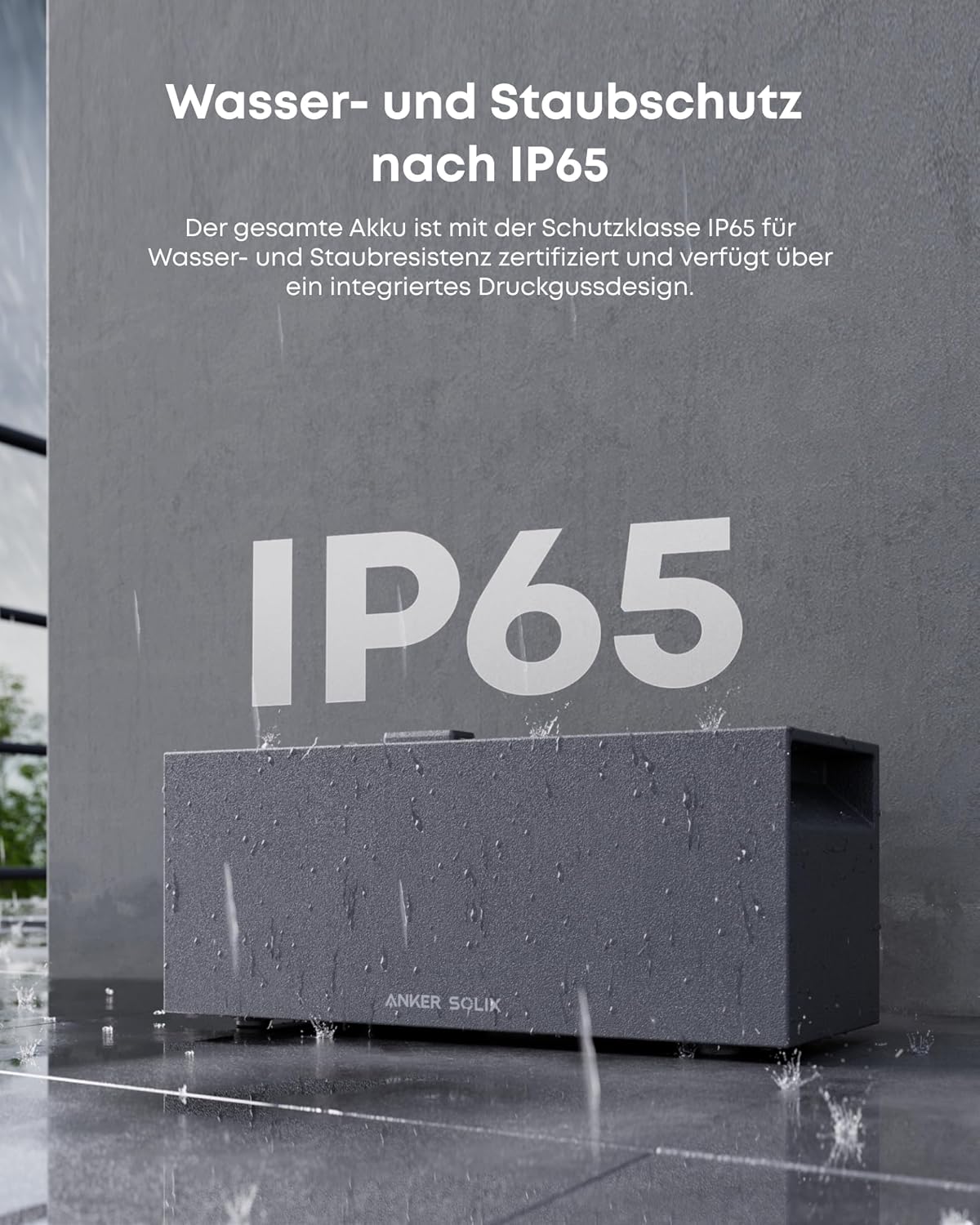 2000W+400W Balkonkraftwerk mit Speicher, Anker Solix Solarbank 3 E2700 Pro 2,68kWh